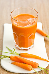 Image showing Carrot juice