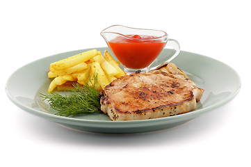 Image showing Delicious Pork Steak