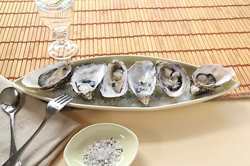 Image showing Oysters Natural