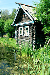 Image showing Ancient russian wood house