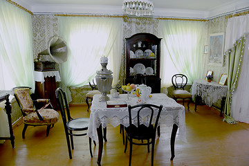 Image showing Russian old house interior