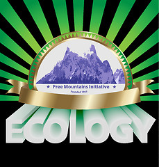 Image showing Ecology poster/template
