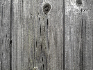 Image showing Texture of old weathered wooden wall