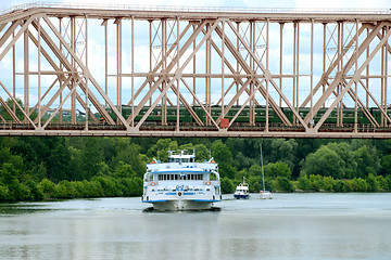 Image showing The river bridge