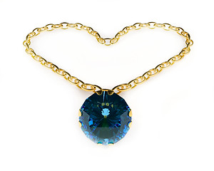 Image showing Gold pendant