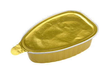 Image showing pate in a closed aluminum tin can