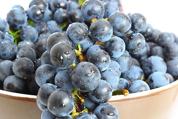Image showing bunch of red grapes 
