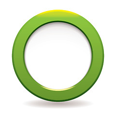 Image showing Green circle icon