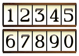 Image showing Door numbers