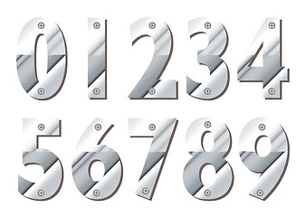 Image showing Silver numbers