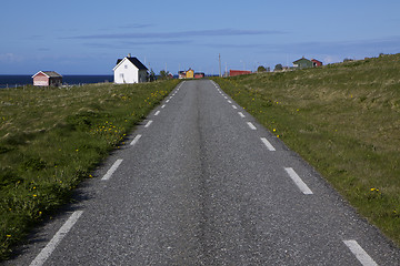 Image showing Road on Vaeroy