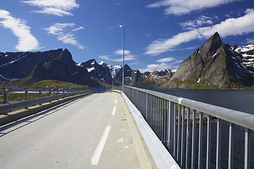 Image showing Bridge on Lofoten