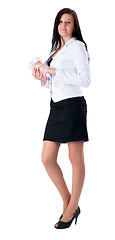 Image showing Beautiful business lady