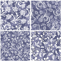 Image showing seamless floral pattern