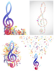 Image showing Multicolour  musical 