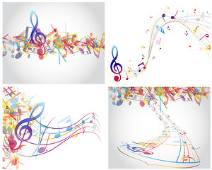 Image showing Multicolour  musical 