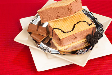 Image showing Ice cream sandwich