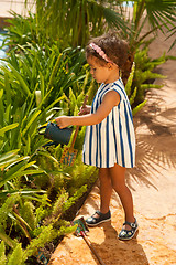 Image showing Young gardener