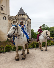 Image showing Princesses Riding Horses