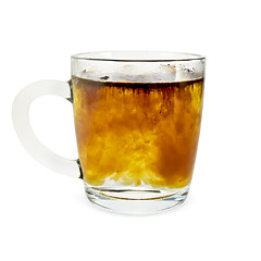 Image showing Coffee granulated in a glass mug