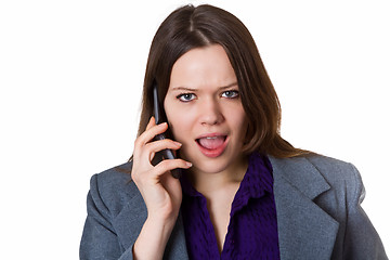 Image showing Angry businesswoman