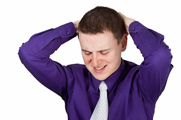 Image showing Frustrated businessman