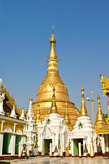 Image showing Schwedagon temple in Yangon,Burma