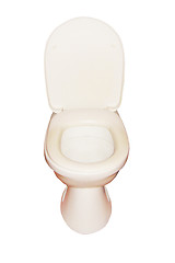 Image showing White toilet bowl