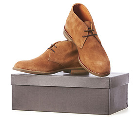 Image showing elegant new brown shoes