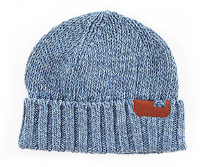 Image showing modern knitted woolen hat