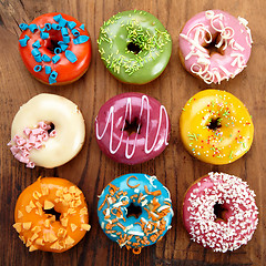 Image showing baked doughnuts