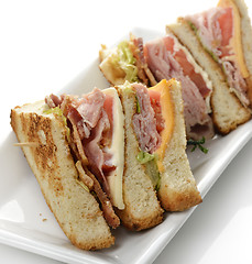 Image showing Club Sandwich