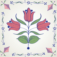 Image showing Decorative tile design