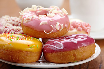 Image showing baked doughnuts