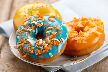 Image showing baked doughnuts