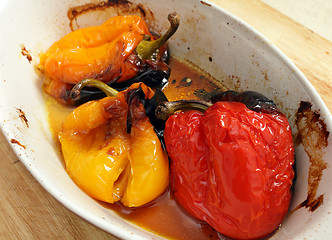 Image showing Roasted peppers
