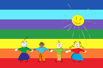 Image showing Peace flag