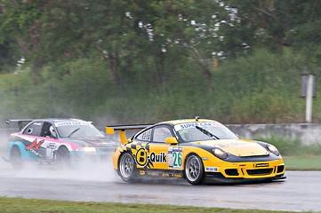 Image showing Supercar race in Pattaya, Thailand