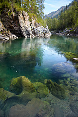 Image showing Altai river Kumir