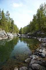 Image showing Altai river Kumir