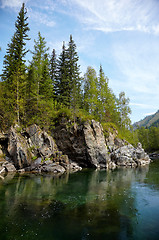 Image showing Altai river Kumir