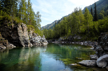 Image showing Altai river Kumir