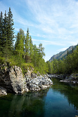 Image showing Altai river Kumir