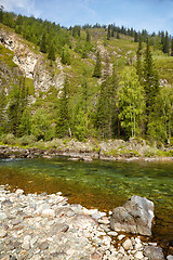 Image showing Altai river Kumir