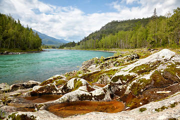 Image showing Altai river Katun