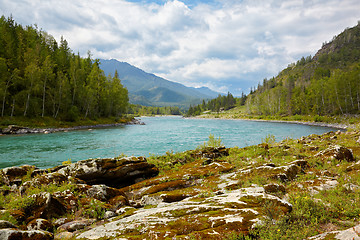 Image showing Altai river Katun