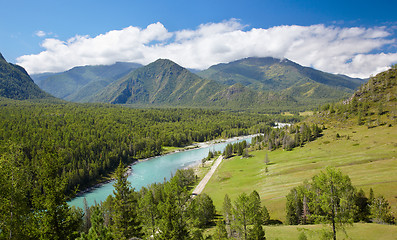 Image showing Altai river Katun