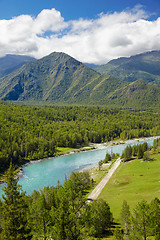 Image showing Altai river Katun