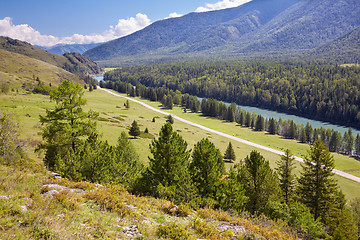 Image showing Altai river Katun