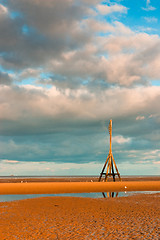 Image showing On the Fornby beach